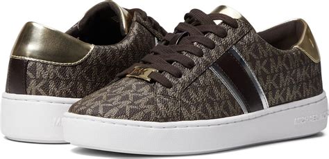 michael kors irving lace up logo|Irving Leather Sneaker .